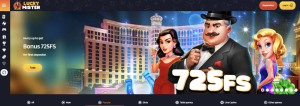 Image of Lucky Mister casino website