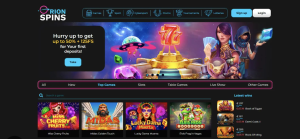 Orion Spins Casino website